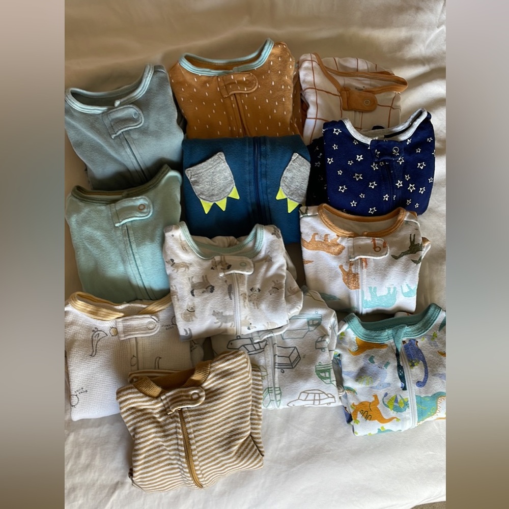 3-6 month baby pajamas
